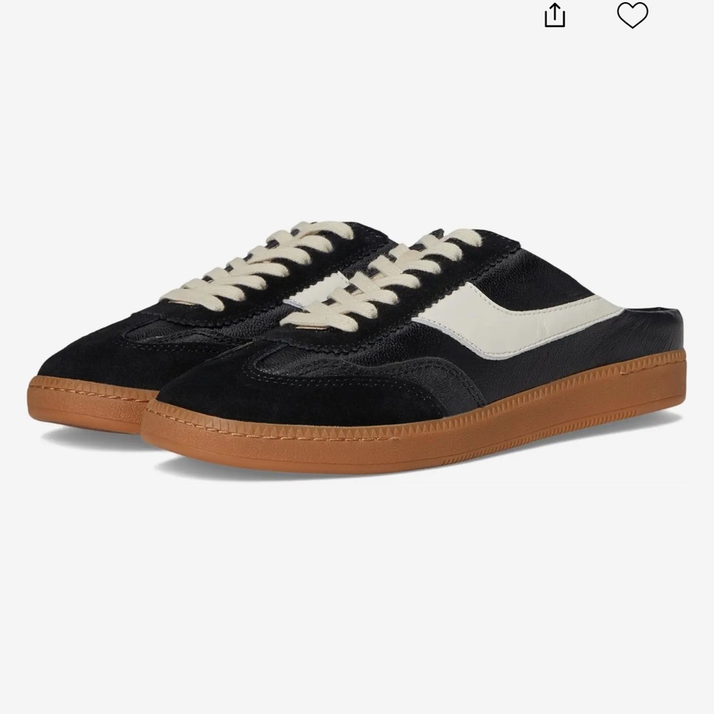 NEW DV by Dolce Vita Black and Cream Sneakers Women’s Size 8